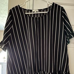 Black and white shirt